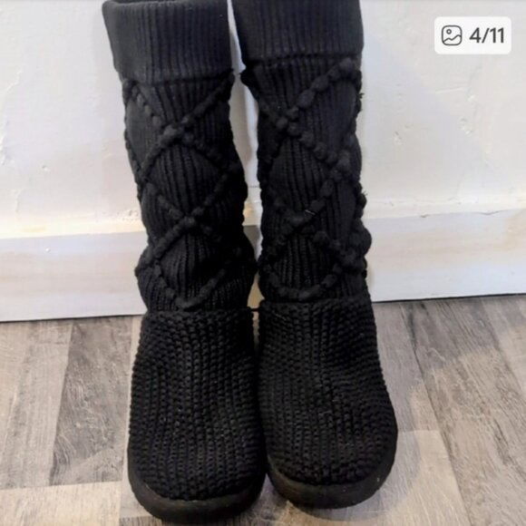 UGG Argyle Classic Knit Boots 8 - Picture 11 of 11